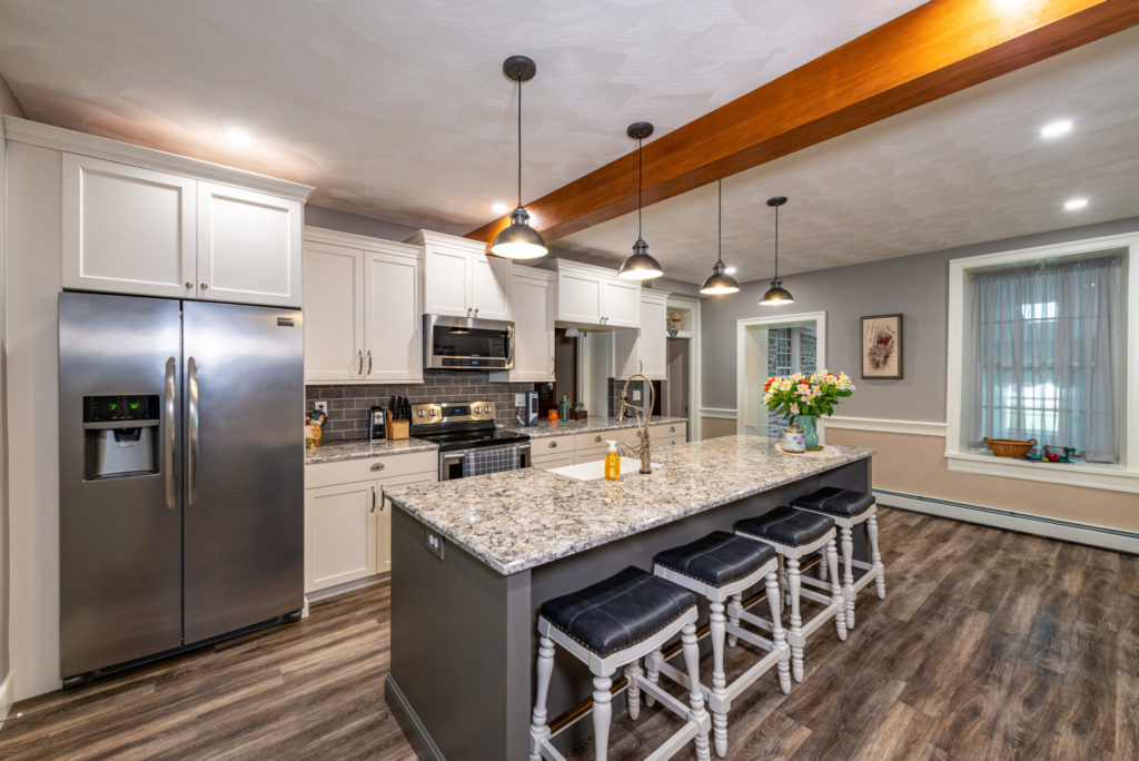 Transitional Kitchen Remodel by Twin Mar Construction project photo